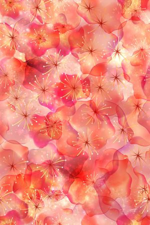 花鸟花卉印花华亿平台图片