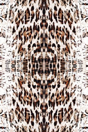 豹纹印花华亿平台图片