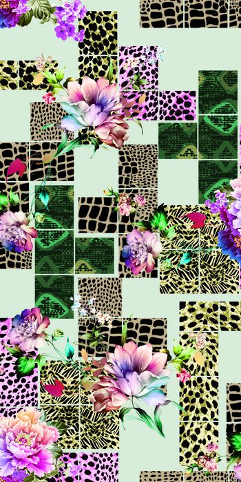 342911-俄罗斯几何花卉经典组合