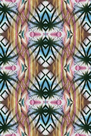 几何印花华亿平台图片