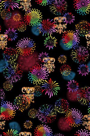 抽象印花华亿平台图片