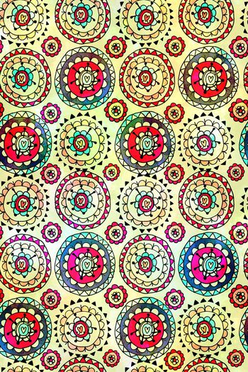 圆圈印花华亿平台图片