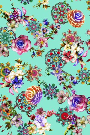 中老年印花华亿平台图片