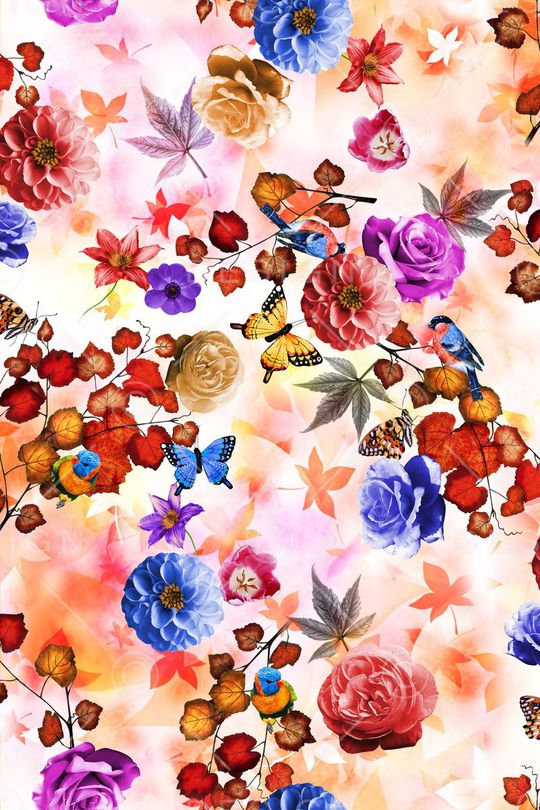 清新印花华亿平台图片