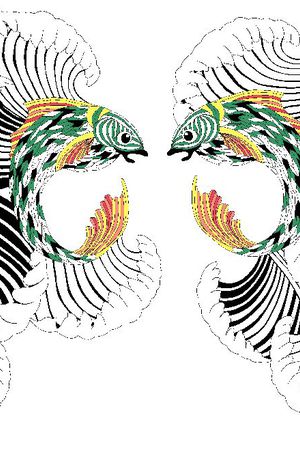 T恤胸花印花华亿平台图片