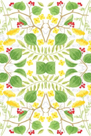 花卉植物印花华亿平台图片