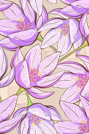 花鸟花卉印花华亿平台图片