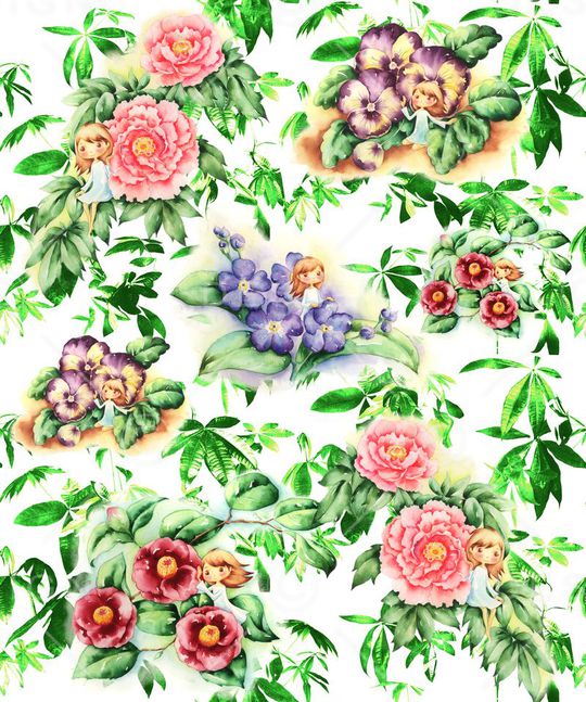 中国风印花华亿平台图片