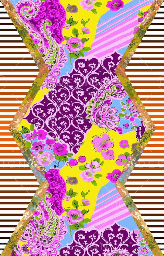 间条印花华亿平台图片