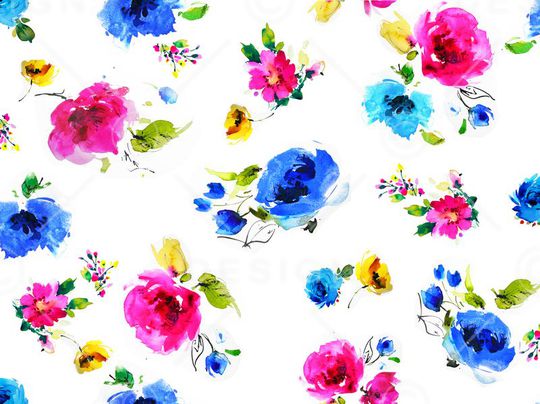 清新印花华亿平台图片