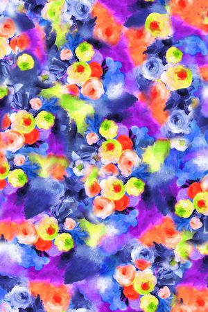 抽象印花华亿平台图片