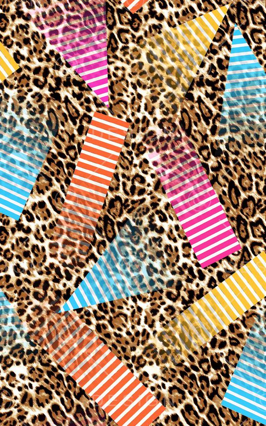 动物纹印花华亿平台图片