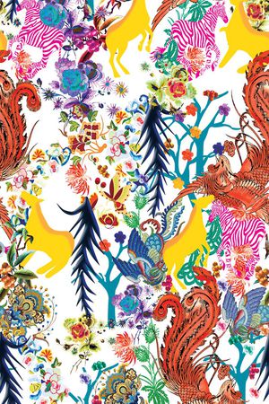 民族风印花华亿平台图片