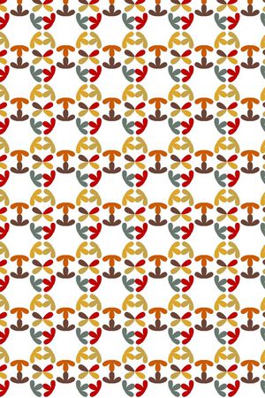 几何图案印花华亿平台图片