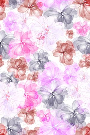 花鸟花卉印花华亿平台图片