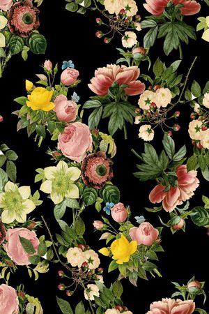 玫瑰印花华亿平台图片