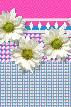 E-花卉几何/Flowers印花华亿平台图片