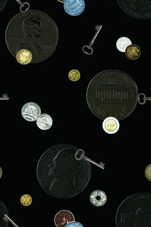 四方两方连续印花华亿平台图片