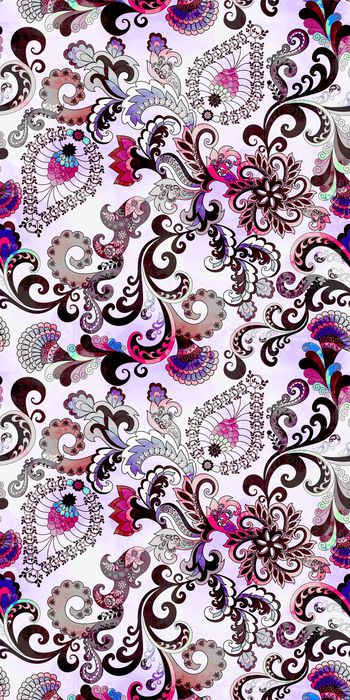 347278-欧洲民族风腰果佩斯利浸染花卉1