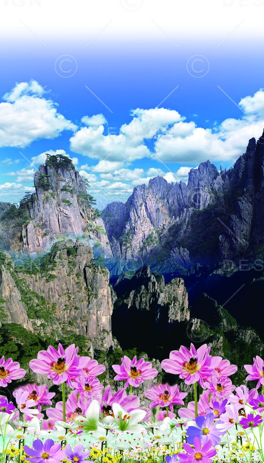 风景印花华亿平台图片