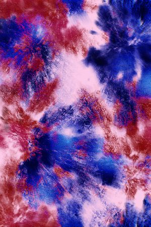 扎染印花华亿平台图片