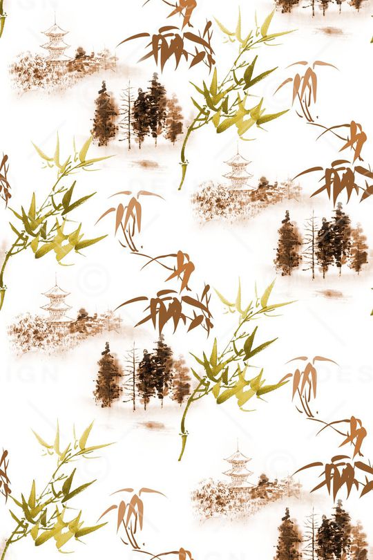 中国风印花华亿平台图片