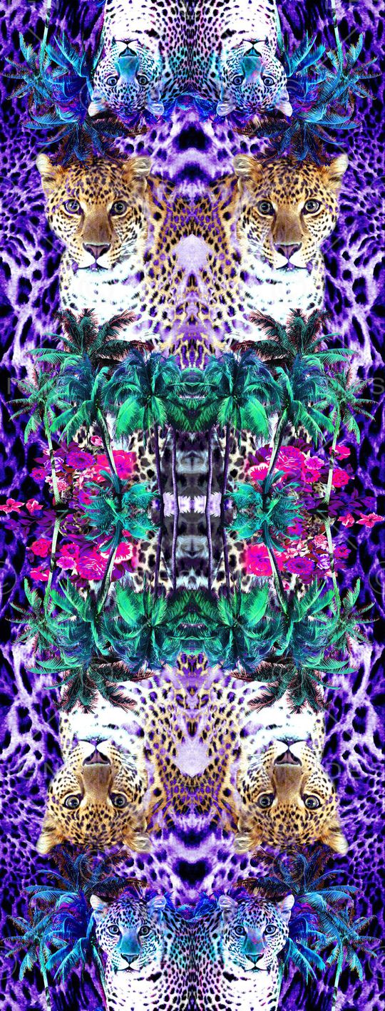 豹纹印花华亿平台图片