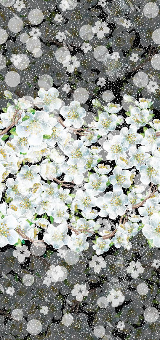 花鸟花卉印花华亿平台图片