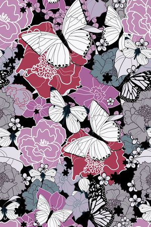 花鸟花卉印花华亿平台图片