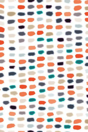 几何图案印花华亿平台图片