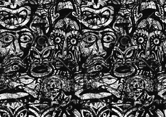 抽象印花华亿平台图片