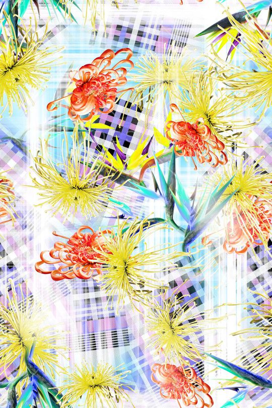 几何印花华亿平台图片