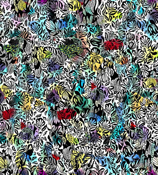 ♥红桃A〖抽象个性〗印花华亿平台图片