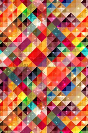 小方块印花华亿平台图片