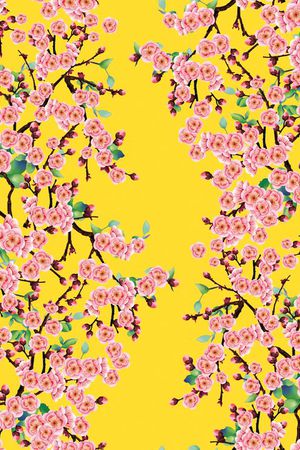 中国风印花华亿平台图片