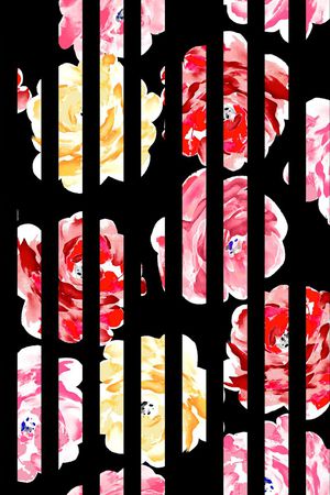 条纹印花华亿平台图片