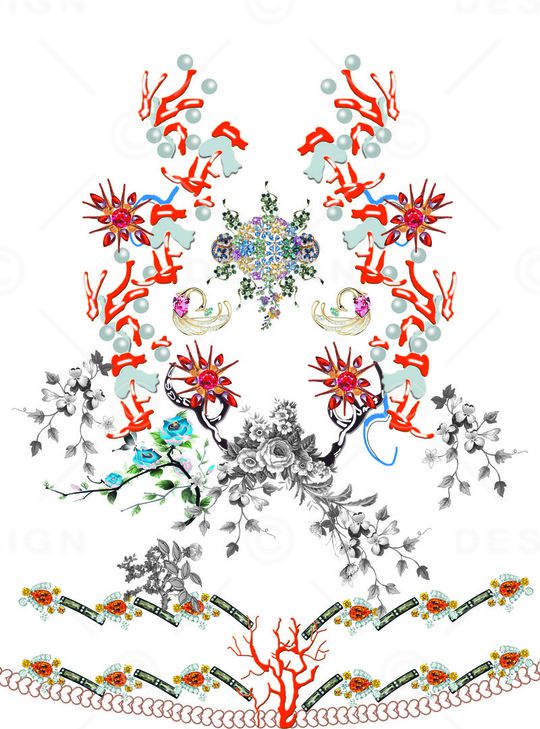 珠宝宝石印花华亿平台图片