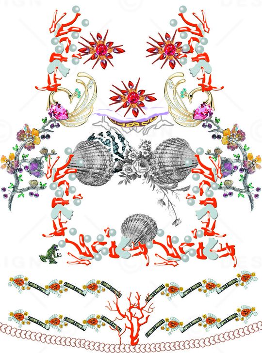 珠宝宝石印花华亿平台图片