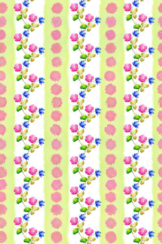 田园风印花华亿平台图片