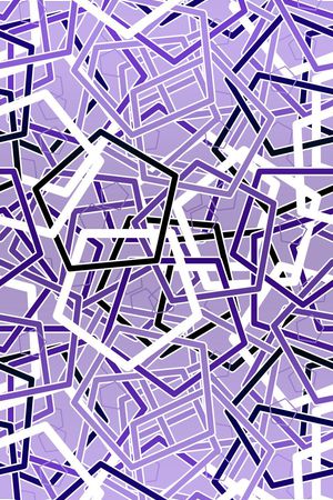 几何图案印花华亿平台图片