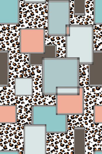 351909-方格豹纹男款