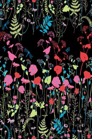 花鸟花卉印花华亿平台图片