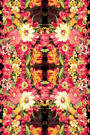 花鸟花卉印花华亿平台图片