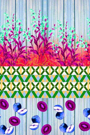 自然写意印花华亿平台图片