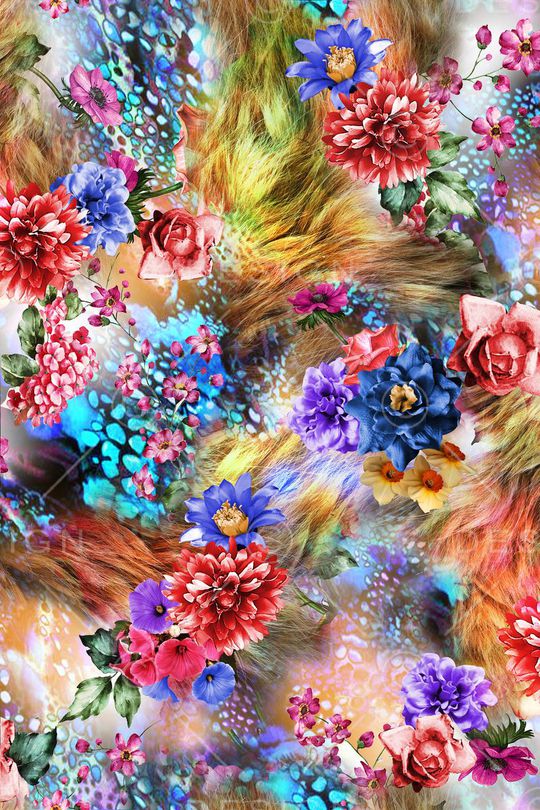 中国风印花华亿平台图片