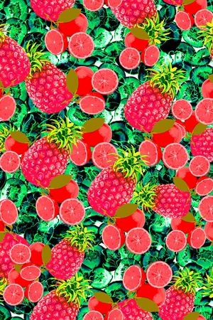 菠萝印花华亿平台图片