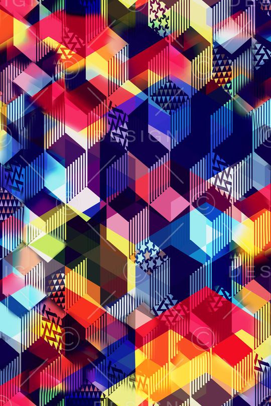 几何印花华亿平台图片