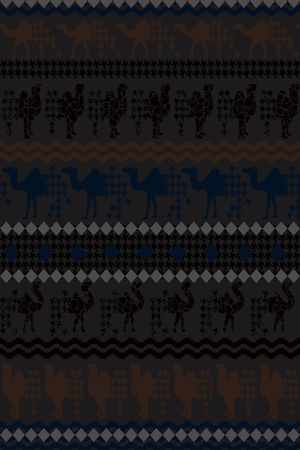 抽象几何印花华亿平台图片