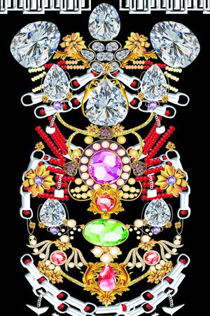 珠宝宝石印花华亿平台图片