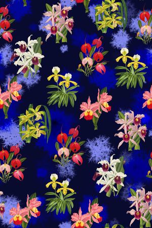 田园风印花华亿平台图片